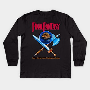 Final Fantasy I Kids Long Sleeve T-Shirt